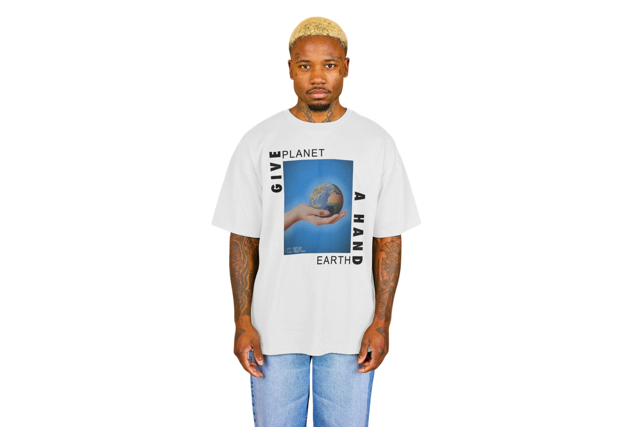 Give Planet Earth A Hand 🌎 1999 Tee