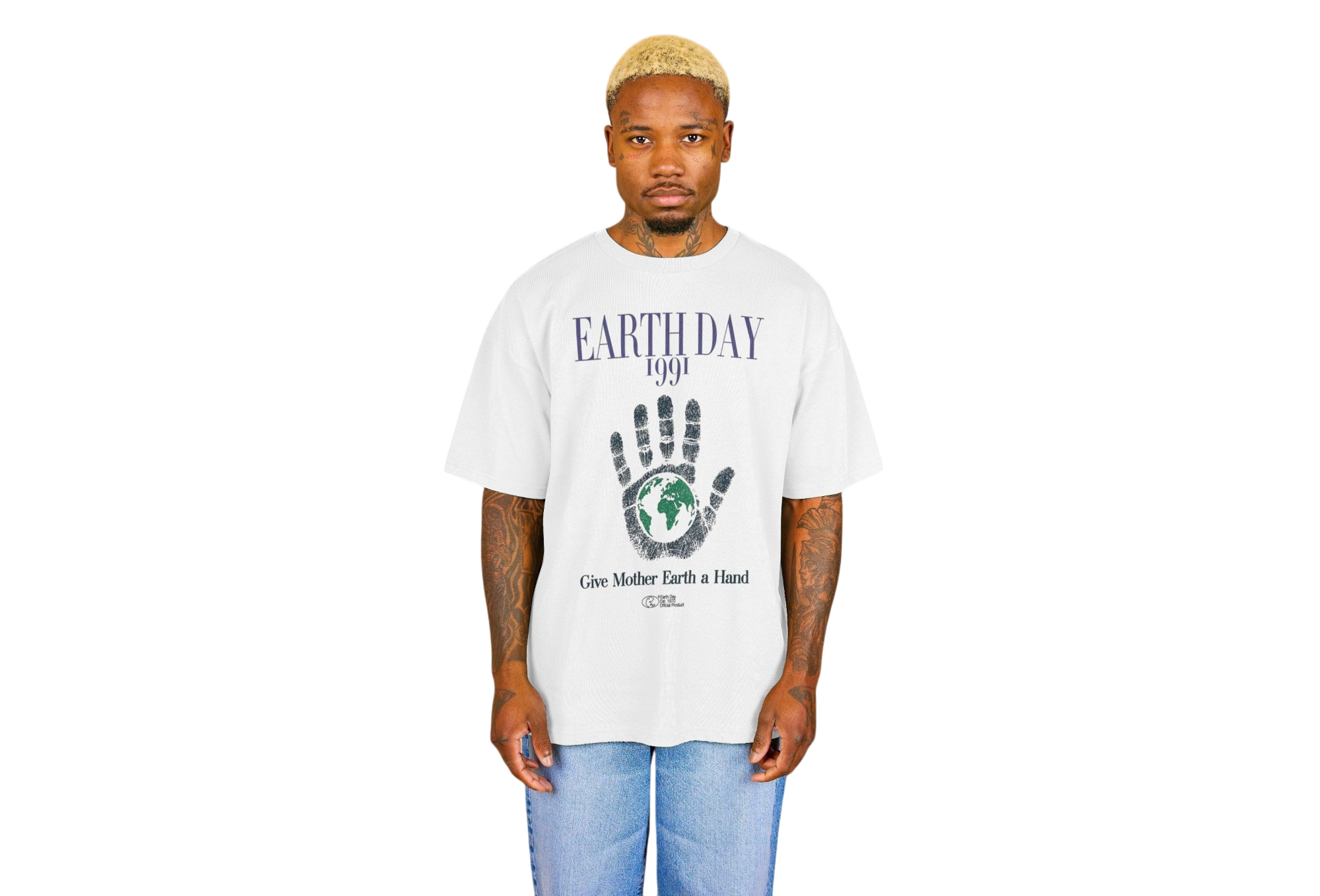 Give Mother Earth A Hand 🌎 1991 Tee